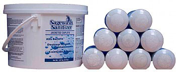 Sagewash Sanitizer Tablets Bucket of 8